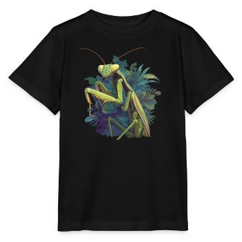 Mantes religieuses Mantes religieuses - T-shirt bio MINI CREATOR Stanley/Stella Enfant - noir - Devant - Mikhail (115cm)
