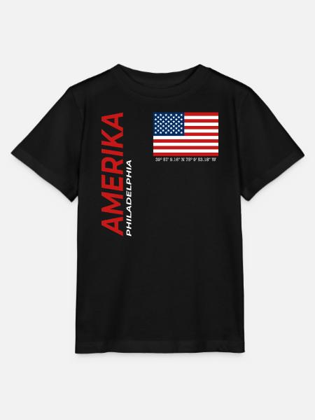 Philadelphia - Stanley/Stella Kinder T-Shirt MINI CREATOR - Schwarz