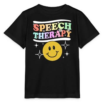 Speech Therapy Speech Therapist Speech Therapist - Stanley/Stella MINI CREATOR Kids’ T-Shirt - black - Front - Mikhail (115cm)