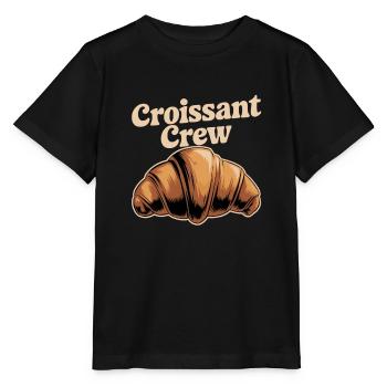 Croissant Crew - Stanley/Stella Kinder T-Shirt MINI CREATOR  - Schwarz - Vorne - Mikhail (115cm)