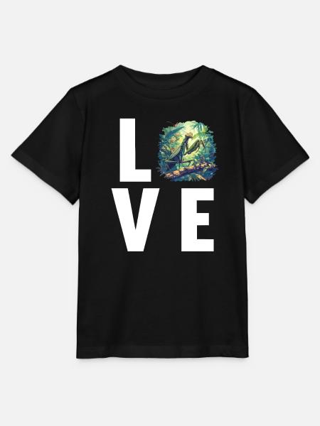 Gottesanbeterinnen Gottesanbeterin - Stanley/Stella Kinder T-Shirt MINI CREATOR - Schwarz