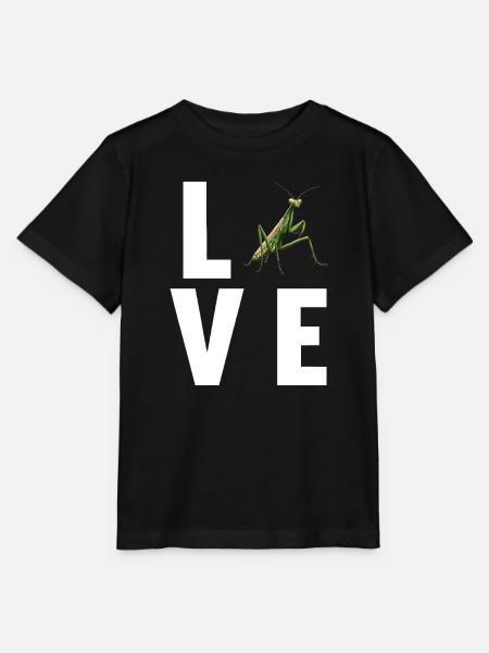 Gottesanbeterinnen Gottesanbeterin - Stanley/Stella Kinder T-Shirt MINI CREATOR - Schwarz