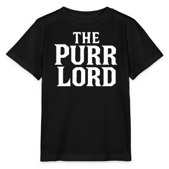 The Purr Lord Bold Mafia Typography - Stanley/Stella MINI CREATOR Kids’ T-Shirt - black - Front - Mikhail (115cm)