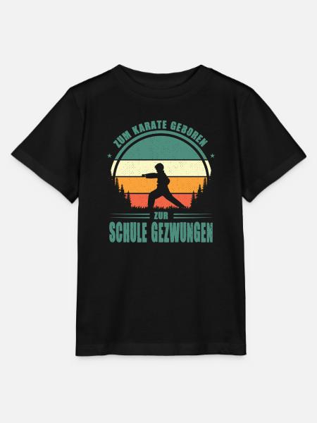 Karate Training Geschenke Karatetraining - Stanley/Stella Kinder T-Shirt MINI CREATOR - Schwarz