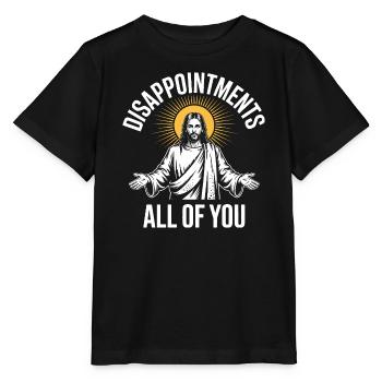 Déceptions à tous Jésus Soleil Tee - T-shirt bio MINI CREATOR Stanley/Stella Enfant - noir - Devant - Mikhail (115cm)
