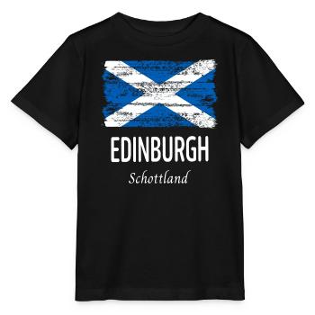 Edimbourg - T-shirt bio MINI CREATOR Stanley/Stella Enfant - noir - Devant - Mikhail (115cm)