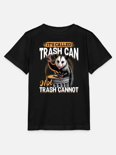 Funny Opossum - Stanley/Stella Kinder T-Shirt MINI CREATOR - Schwarz