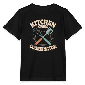 Küchenhumor - Stanley/Stella Kinder T-Shirt MINI CREATOR  - Schwarz - Vorne - Mikhail (115cm)