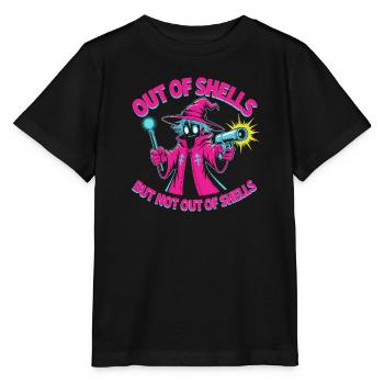 Hors de sorts mais pas de coquilles - Cool Wizard - T-shirt bio MINI CREATOR Stanley/Stella Enfant - noir - Devant - Mikhail (115cm)