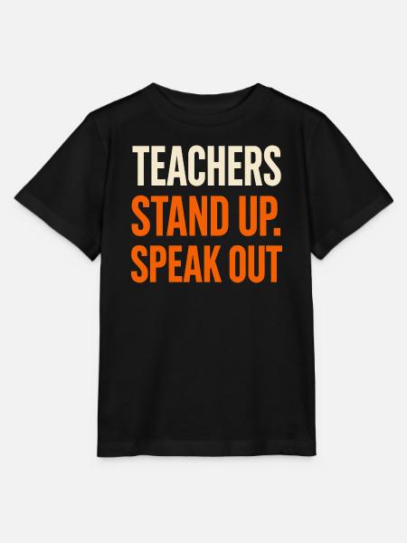 Anti-mobbing-freundlichkeit, Stehen Sie - Stanley/Stella Kinder T-Shirt MINI CREATOR  - Schwarz