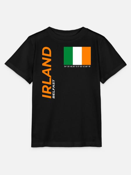 Belfast - Stanley/Stella Kinder T-Shirt MINI CREATOR  - Schwarz