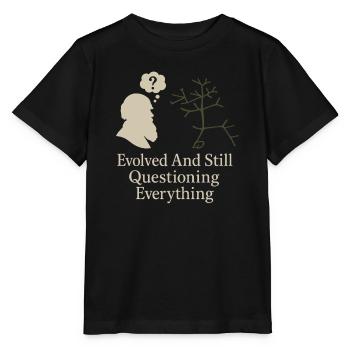 Charles Darwin Don Natural - T-shirt bio MINI CREATOR Stanley/Stella Enfant - noir - Devant - Mikhail (115cm)