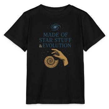 Charles Darwin Don Natural - T-shirt bio MINI CREATOR Stanley/Stella Enfant - noir - Devant - Mikhail (115cm)
