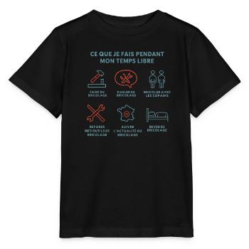 DIY und Freizeit - Stanley/Stella Kinder T-Shirt MINI CREATOR  - Schwarz - Vorne - Mikhail (115cm)