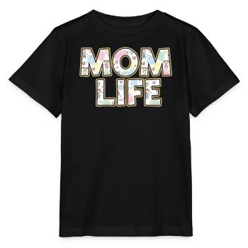 Mom Life Pastellherzen Scribble - Stanley/Stella Kinder T-Shirt MINI CREATOR  - Schwarz - Vorne - Mikhail (115cm)