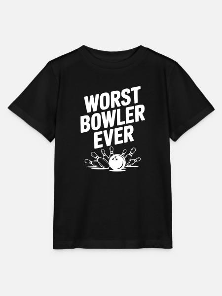 Schlechtester Bowler aller Zeiten - Stanley/Stella Kinder T-Shirt MINI CREATOR  - Schwarz