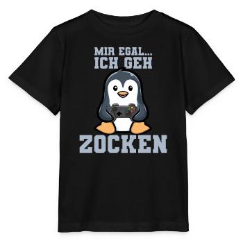 I'm going to gamble - Stanley/Stella MINI CREATOR Kids’ T-Shirt - black - Front - Mikhail (115cm)