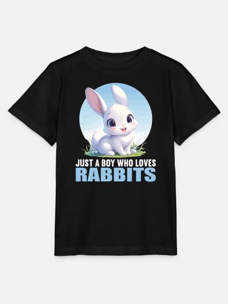 Hasen Hase - Stanley/Stella Kinder T-Shirt MINI CREATOR  - Schwarz