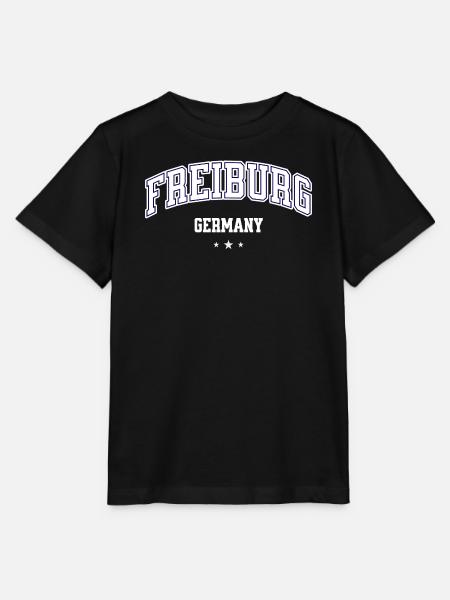 Freiburg Germany College Style Design - Stanley/Stella Kinder T-Shirt MINI CREATOR - Schwarz