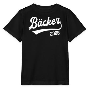 Bäcker 2026 Ausbildung Beruf Bäckerei Azubi - Stanley/Stella Kinder T-Shirt MINI CREATOR  - Schwarz - Vorne - Mikhail (115cm)