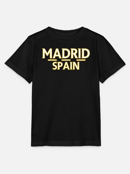 Madrid – Spanien - Stanley/Stella Kinder T-Shirt MINI CREATOR - Schwarz