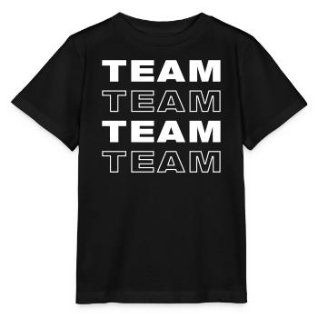 Équipe - T-shirt bio MINI CREATOR Stanley/Stella Enfant - noir - Devant - Mikhail (115cm)