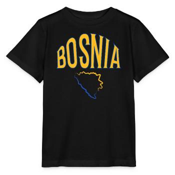 Bosnia - Stanley/Stella MINI CREATOR Kids’ T-Shirt - black - Front - Mikhail (115cm)