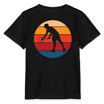 Tennis - Stanley/Stella Kinder T-Shirt MINI CREATOR  - Schwarz - Vorne - Mikhail (115cm)