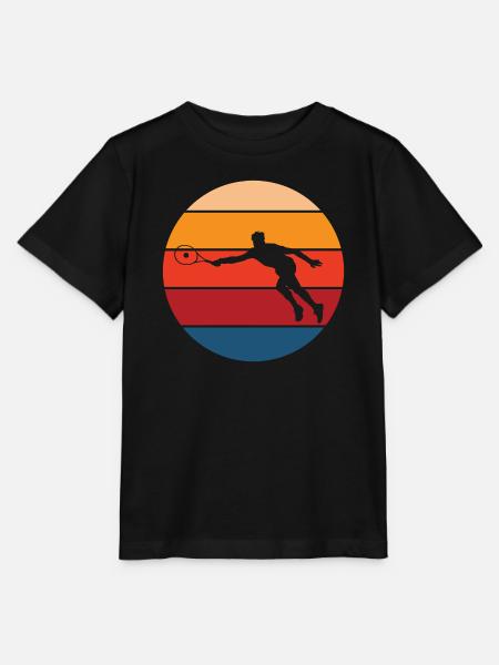 Tennis - Stanley/Stella Kinder T-Shirt MINI CREATOR - Schwarz