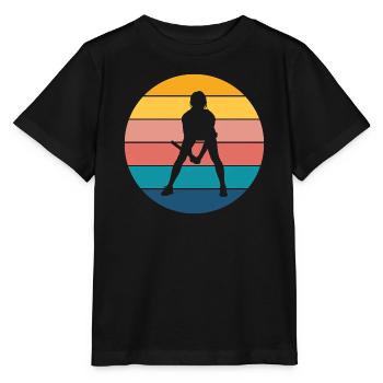 Tennis - Stanley/Stella Kinder T-Shirt MINI CREATOR  - Schwarz - Vorne - Mikhail (115cm)