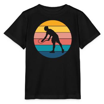 tennis - T-shirt bio MINI CREATOR Stanley/Stella Enfant - noir - Devant - Mikhail (115cm)