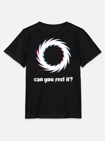 Can You Feel It Spirale - Stanley/Stella Kinder T-Shirt MINI CREATOR - Schwarz