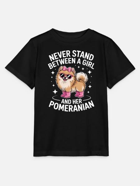 Pomeranian Sprüche Lustiges Pomeranian Geschenk - Stanley/Stella Kinder T-Shirt MINI CREATOR - Schwarz