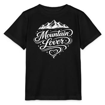 Mountain Lover - Stanley/Stella MINI CREATOR Kids’ T-Shirt - black - Front - Mikhail (115cm)