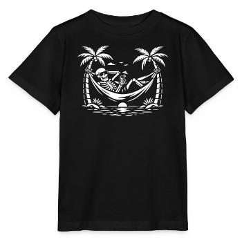 Paradis du Hamac Squelette - T-shirt bio MINI CREATOR Stanley/Stella Enfant - noir - Devant - Mikhail (115cm)