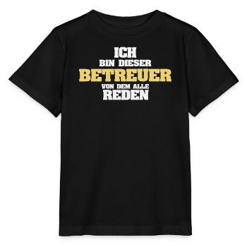 Profession Aidant - T-shirt bio MINI CREATOR Stanley/Stella Enfant - noir - Devant - Mikhail (115cm)