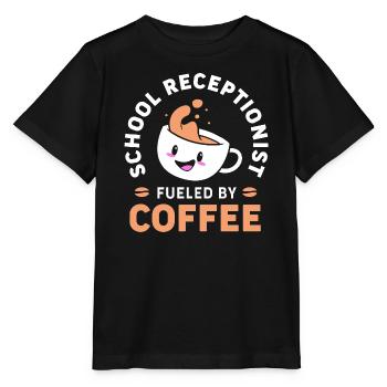 Réceptionniste Réceptionniste scolaire - T-shirt bio MINI CREATOR Stanley/Stella Enfant - noir - Devant - Mikhail (115cm)