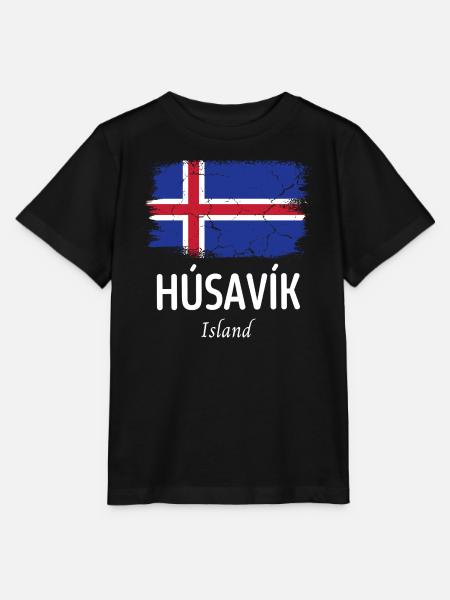 Húsavík - Stanley/Stella Kinder T-Shirt MINI CREATOR - Schwarz