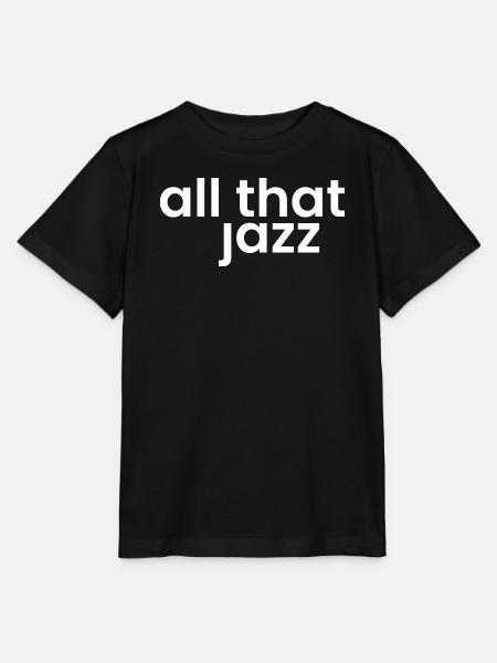 Jazzphrase fette Typografie - Stanley/Stella Kinder T-Shirt MINI CREATOR - Schwarz