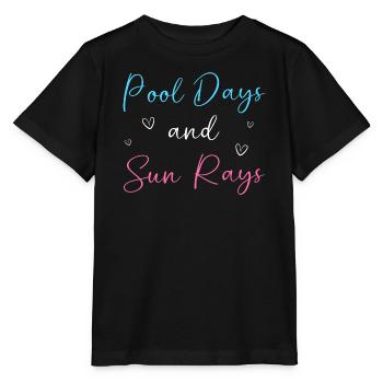 Pool Party - Stanley/Stella Kinder T-Shirt MINI CREATOR  - Schwarz - Vorne - Mikhail (115cm)