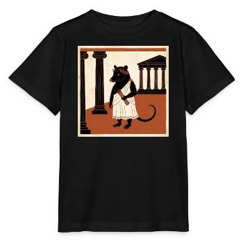 Rat romain dans Toge dans l’Antiquité - T-shirt bio MINI CREATOR Stanley/Stella Enfant - noir - Devant - Mikhail (115cm)