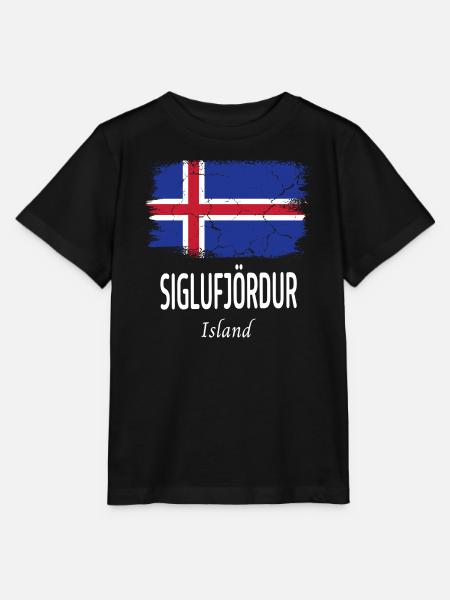 Siglufjördur - Stanley/Stella Kinder T-Shirt MINI CREATOR - Schwarz