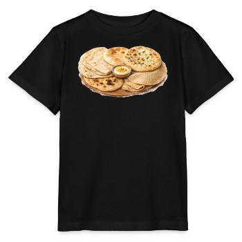 International flatbread platter - Stanley/Stella MINI CREATOR Kids’ T-Shirt - black - Front - Mikhail (115cm)