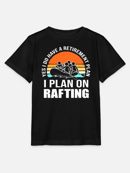 Paddelboot Kajakfahren Kajak Rafting - Stanley/Stella Kinder T-Shirt MINI CREATOR - Schwarz