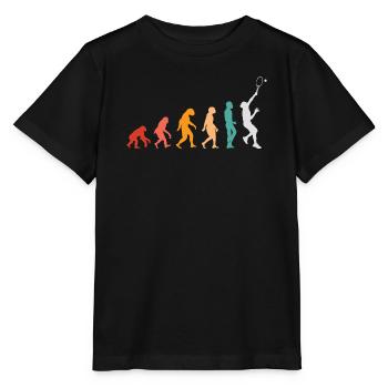 Tennis-Entwicklung - Stanley/Stella Kinder T-Shirt MINI CREATOR  - Schwarz - Vorne - Mikhail (115cm)