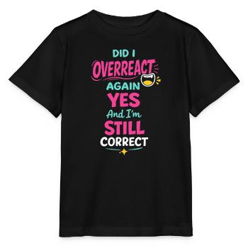 Anime-fangirl Schreit Anime-reaktion - Stanley/Stella Kinder T-Shirt MINI CREATOR  - Schwarz - Vorne - Mikhail (115cm)