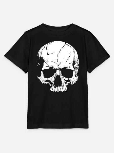 Totenschädel mit Stil - Stanley/Stella Kinder T-Shirt MINI CREATOR  - Schwarz