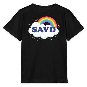 Bible Arc-en-ciel rédempte Foi chrétienne Jésus - T-shirt bio MINI CREATOR Stanley/Stella Enfant - noir - Devant - Mikhail (115cm)