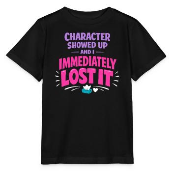 Anime-fangirl Schreit Anime-reaktion - Stanley/Stella Kinder T-Shirt MINI CREATOR  - Schwarz - Vorne - Mikhail (115cm)