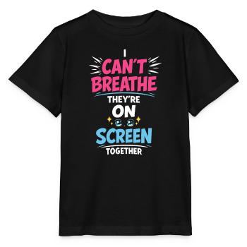 Anime-fangirl Schreit Anime-reaktion - Stanley/Stella Kinder T-Shirt MINI CREATOR  - Schwarz - Vorne - Mikhail (115cm)